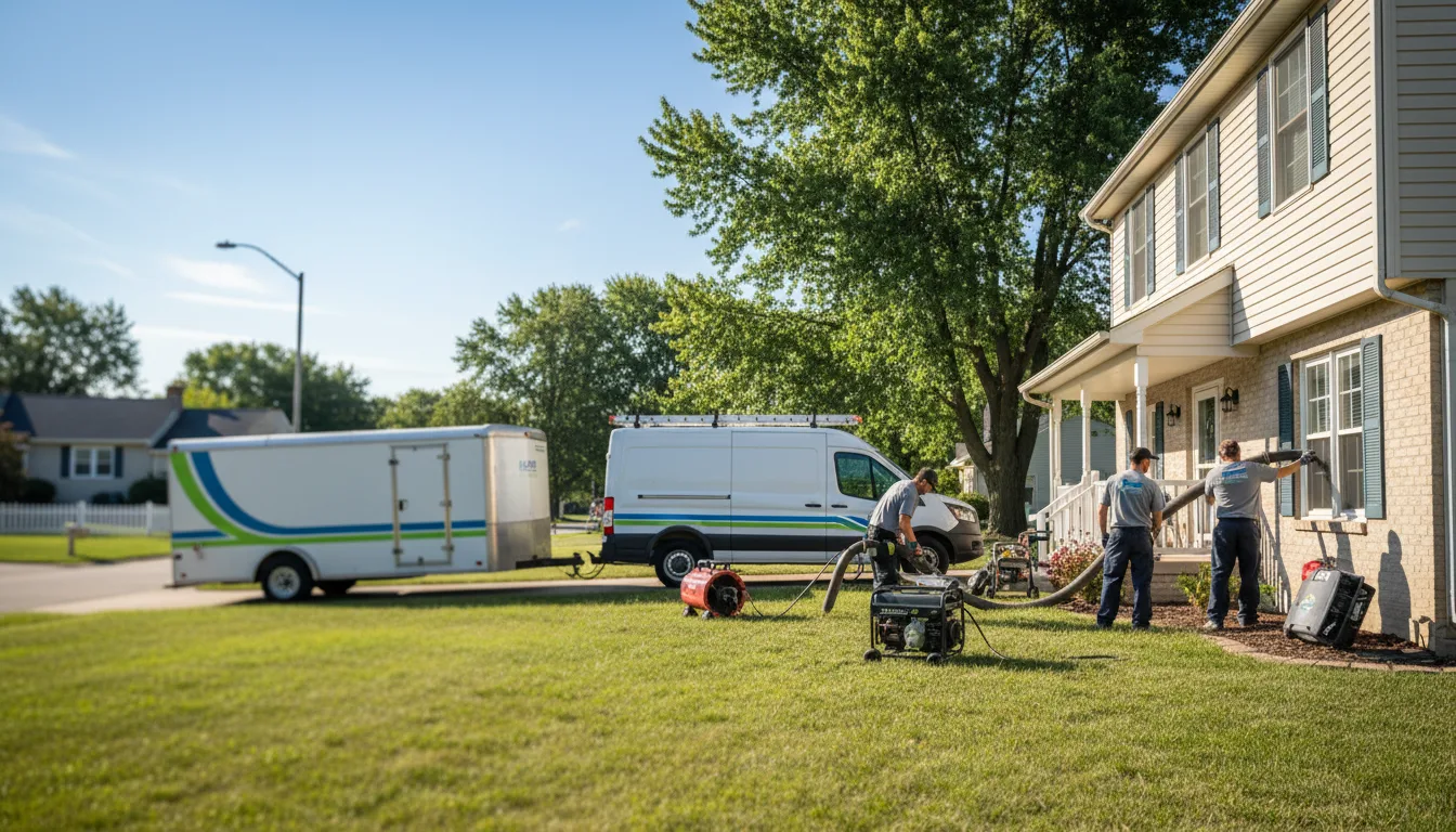 Flooded Basement Restoration And Cleanup With Repair in Land O Lakes, WI near me